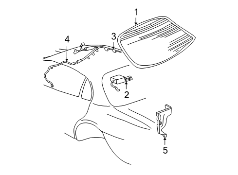 2000 Buick LeSabre Antenna & Radio Diagram