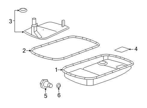 2009 Saturn Sky Automatic Transmission Diagram
