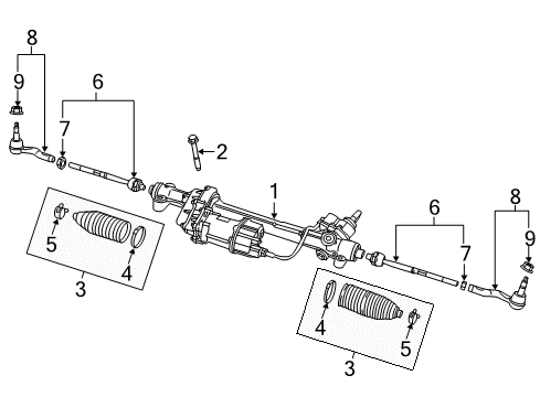 2015 Chevy SS Steering Gear & Linkage Diagram