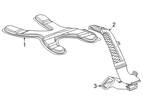 2025 Chevy Tahoe Ducts Diagram 3 - Thumbnail