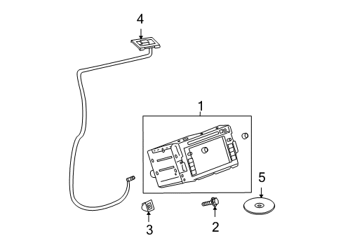 2008 GMC Acadia Navigation System Diagram