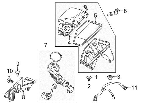 2025 Chevy Malibu Air Intake Diagram