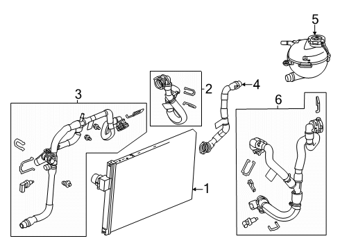 2024 Chevy Blazer EV Cooling System - Traction Motor Component Diagram 5 - Thumbnail
