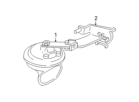 2002 Saturn L200 Horn Diagram