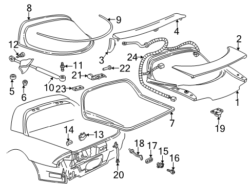 2000 Chevy Camaro Lift Gate Diagram