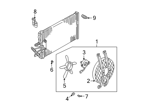1995 Chevy K2500 Cooling Fan Diagram 4 - Thumbnail