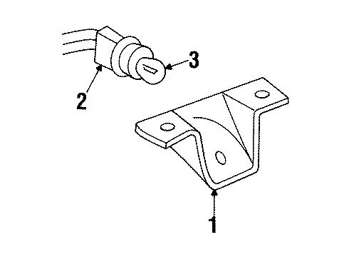 1997 Pontiac Bonneville License Lamps Diagram
