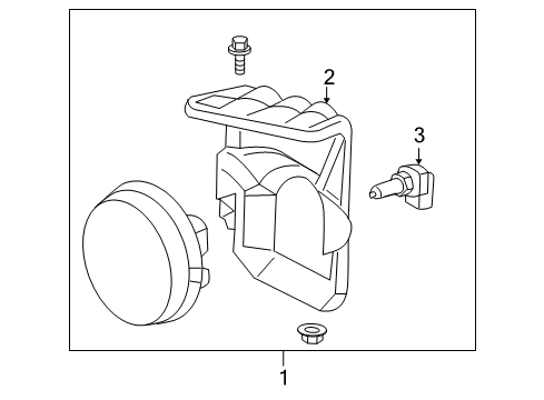 2007 GMC Sierra 1500 Classic Fog Lamps Diagram