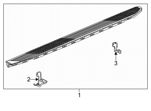 2025 Cadillac ESCALADE IQ Running Board Diagram