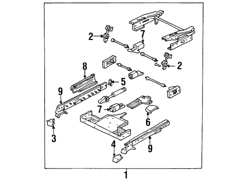 2002 Oldsmobile Aurora Power Seats Diagram 4 - Thumbnail
