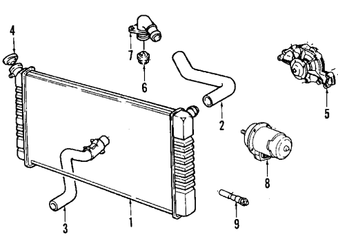 1985 Buick Electra Fan Switch Diagram for 22521772