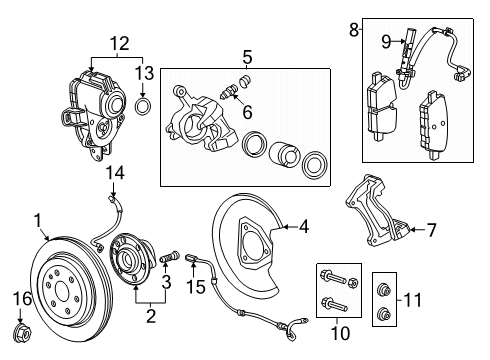 2024 Chevy Equinox EV Parking Brake Diagram