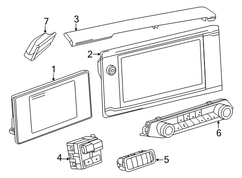 2024 Chevy Silverado EV Cluster & Switches Diagram