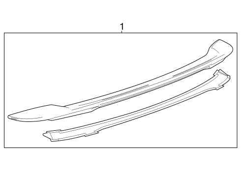 2025 Chevy Malibu Rear Spoiler Diagram