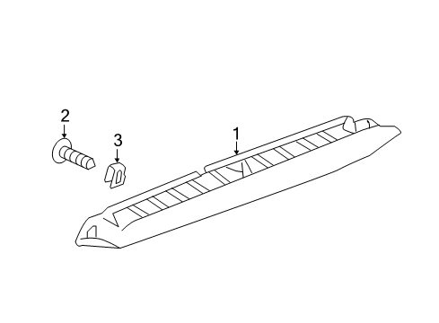 2023 Chevy Equinox High Mount Lamps Diagram