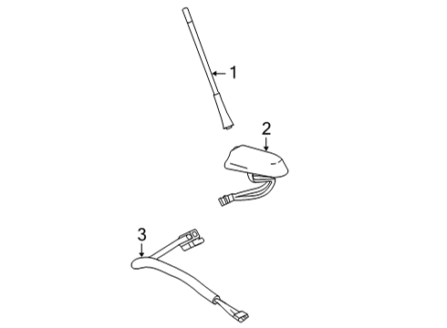 2023 Buick Encore GX Antenna & Radio Diagram