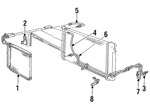1992 Buick LeSabre Trans Oil Cooler Diagram