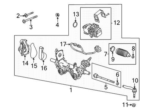 2022 GMC Hummer EV Pickup Motor Diagram for 86805248