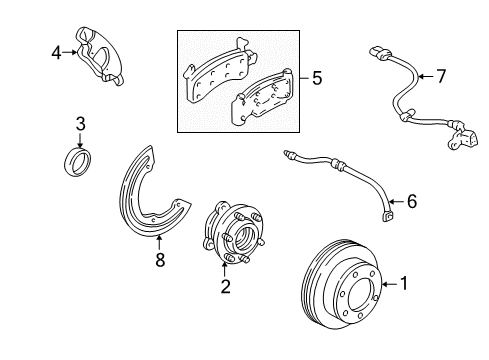 2000 Chevy Astro Front Brakes Diagram