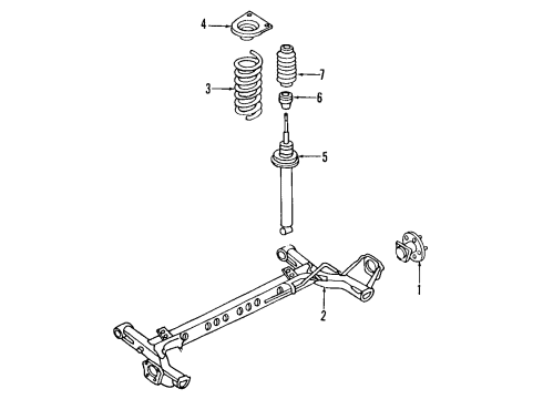 2002 Chevy Cavalier Rear Axle Diagram