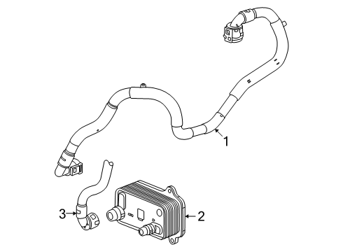 2024 GMC Sierra EV Oil Cooler Diagram