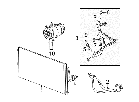 2006 Chevy Monte Carlo A/C Compressor Diagram