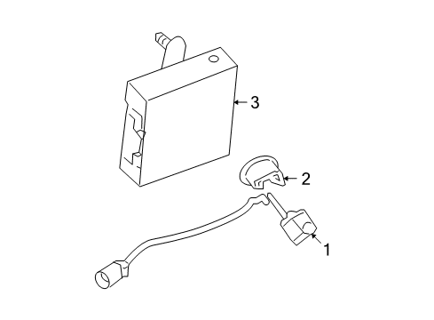 2008 GMC Acadia Parking Aid Diagram