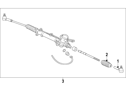 2013 Chevy Cruze Steering Gear & Linkage Diagram 2 - Thumbnail