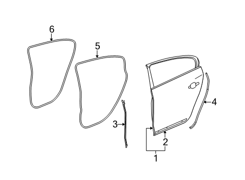 2013 Buick LaCrosse Door & Components Diagram 2 - Thumbnail