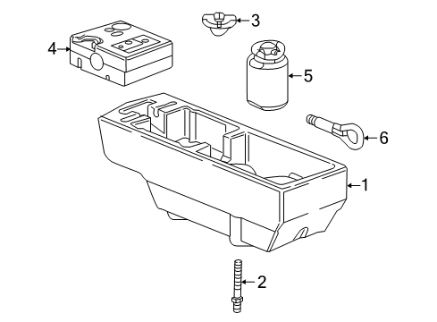 2016 Chevy Cruze Interior Trim - Rear Body Diagram 3 - Thumbnail