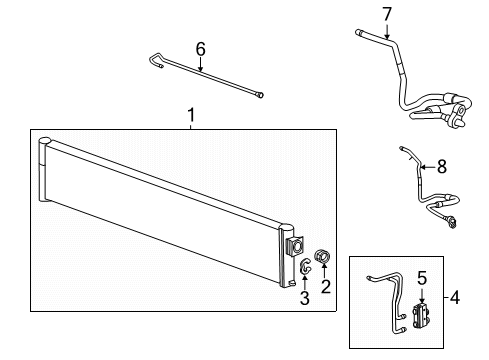 2025 Chevy Malibu Trans Oil Cooler Diagram