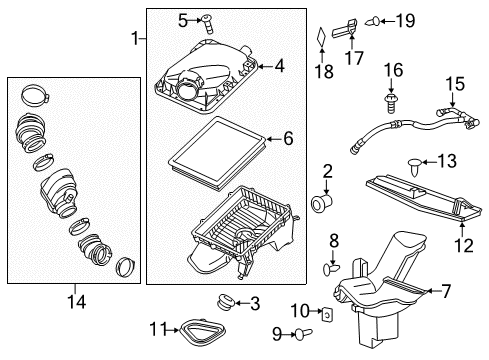 2016 Buick Regal PCV Tube Diagram for 12673868