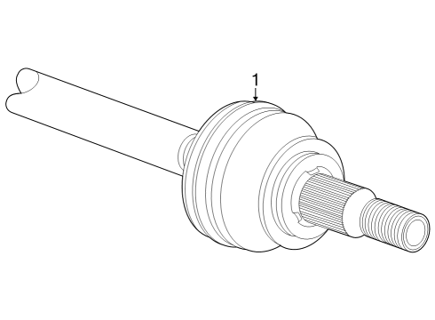 2025 Cadillac LYRIQ Front Axle Diagram