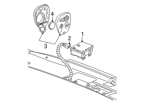 2004 Chevy Impala Harness Diagram for 10351588