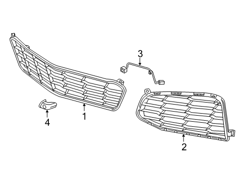 2019 Chevy Corvette Camera, Front Driver Side Diagram for 84327099