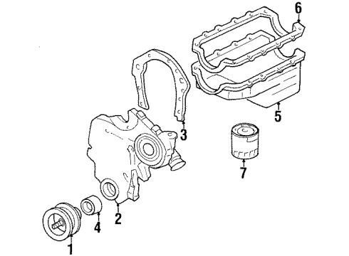 1996 Pontiac Grand Am Engine Parts Diagram