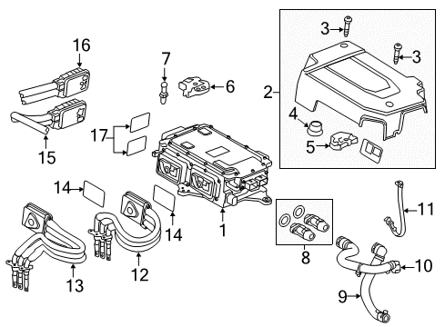 2013 Chevy Volt Battery Cable Diagram for 22785829