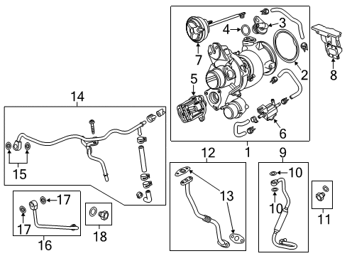 2025 Chevy Malibu Turbocharger Diagram