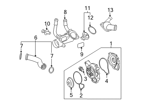 2008 Chevy Cobalt Water Pump Diagram