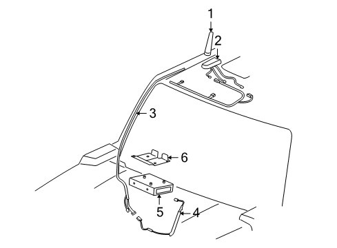 2010 Hummer H3 Control Unit Diagram for 20890292