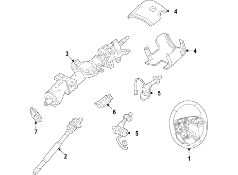 2016 Chevy Tahoe Steering Column Diagram