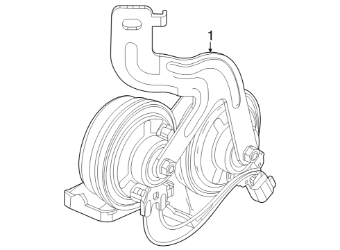 2024 Chevy Colorado Horn Diagram