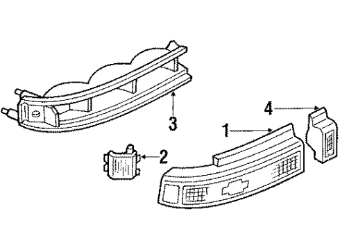 1988 Chevy Corsica Tail Lamps Diagram