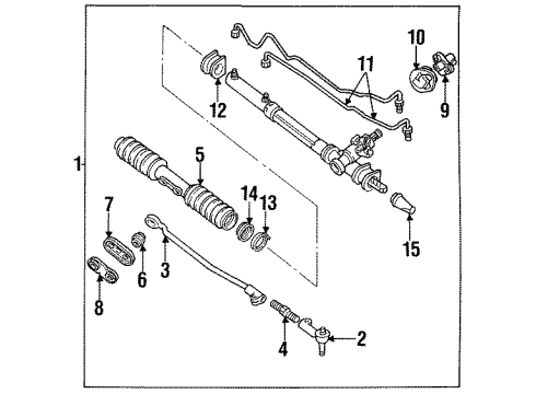 1995 Buick Skylark Steering Gear & Linkage Diagram 2 - Thumbnail