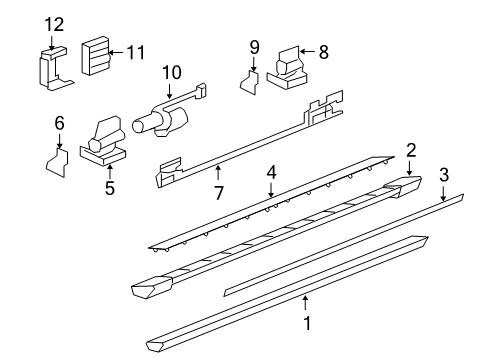 2013 Chevy Tahoe Running Board Diagram 5 - Thumbnail