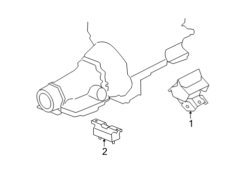 2011 Chevy Avalanche Engine & Trans Mounting Diagram