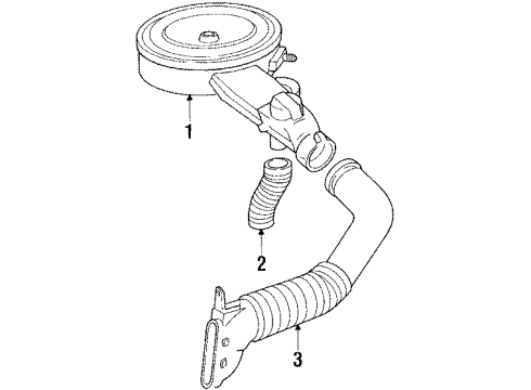1984 GMC S15 Air Inlet - Air Diagram 2 - Thumbnail