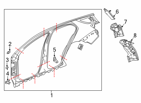 2023 Chevy Equinox Uniside Diagram