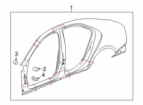 2017 Cadillac ATS Uniside Diagram