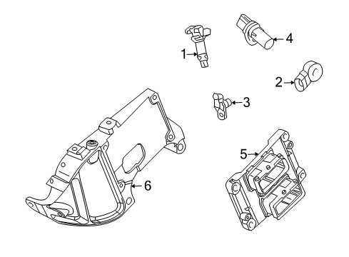 2009 Cadillac SRX Mount Bracket Diagram for 25784072
